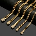 thumbnail image 7 of Leander stainless steel necklace, available in various sizes from 6-10 mm wide, offers a variety of functions. It's luxurious yet stylish, complementing any outfit and perfect for everyday wear., 7 of 7