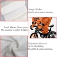 thumbnail image 5 of Hanging Towels 1 Pcs, Dish Towels Black Dog in Astronaut Uniform Riding Bicycle Absorbent Hand Towels with Hanging Loop Washcloth for Bathroom Kitchen, 5 of 6