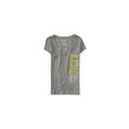 thumbnail image 1 of Camiseta adornada Aeropostale Sparkle Puff Paint Gris Mediana, 1 of 1