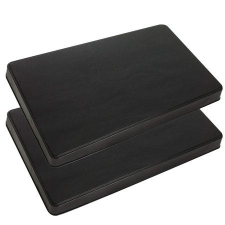 Range Kleen Rectangle Burner Kovers, Black