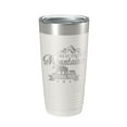 thumbnail image 1 of Great Smoky Mountains National Park Bear Tumbler GSMNP Travel Mug Gift Insulated Laser Engraved Coffee Cup 20 oz White, 1 of 1