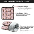 thumbnail image 7 of Pit Bull Terrier Kitchen Oven Mitt and Pot Holder Sets 4 Pcs for Baking, Cooking and Grilling, Heat Resistant Up To 392 °F, 7 of 7