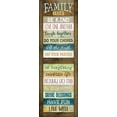 thumbnail image 2 of Rae, Marla 11x24 Gold Ornate Wood Framed with Double Matting Museum Art Print Titled - Family Rules, 2 of 4