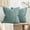 Azure, variant on Pack of 2 Decorative Vintage Burlap Linen Spring Throw Pillow Covers Modern Farmhouse Pillowcase Rustic Woven Textured Cushion Cover for Sofa Couch Bed 16x16 Inch Olive Green