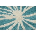 thumbnail image 4 of Garland Rug Grand Floral Teal/Ivory Indoor Runner Rug, 2' x 5', 4 of 5