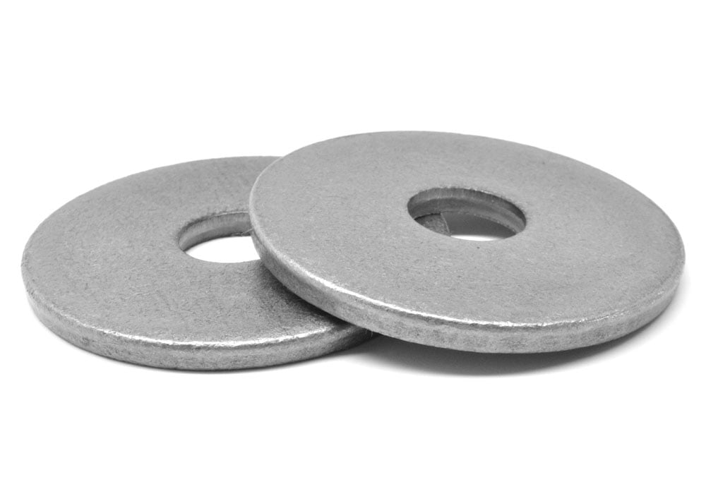 3/8" x 1 1/2" Fender Washer Low Carbon Steel Zinc Plated 