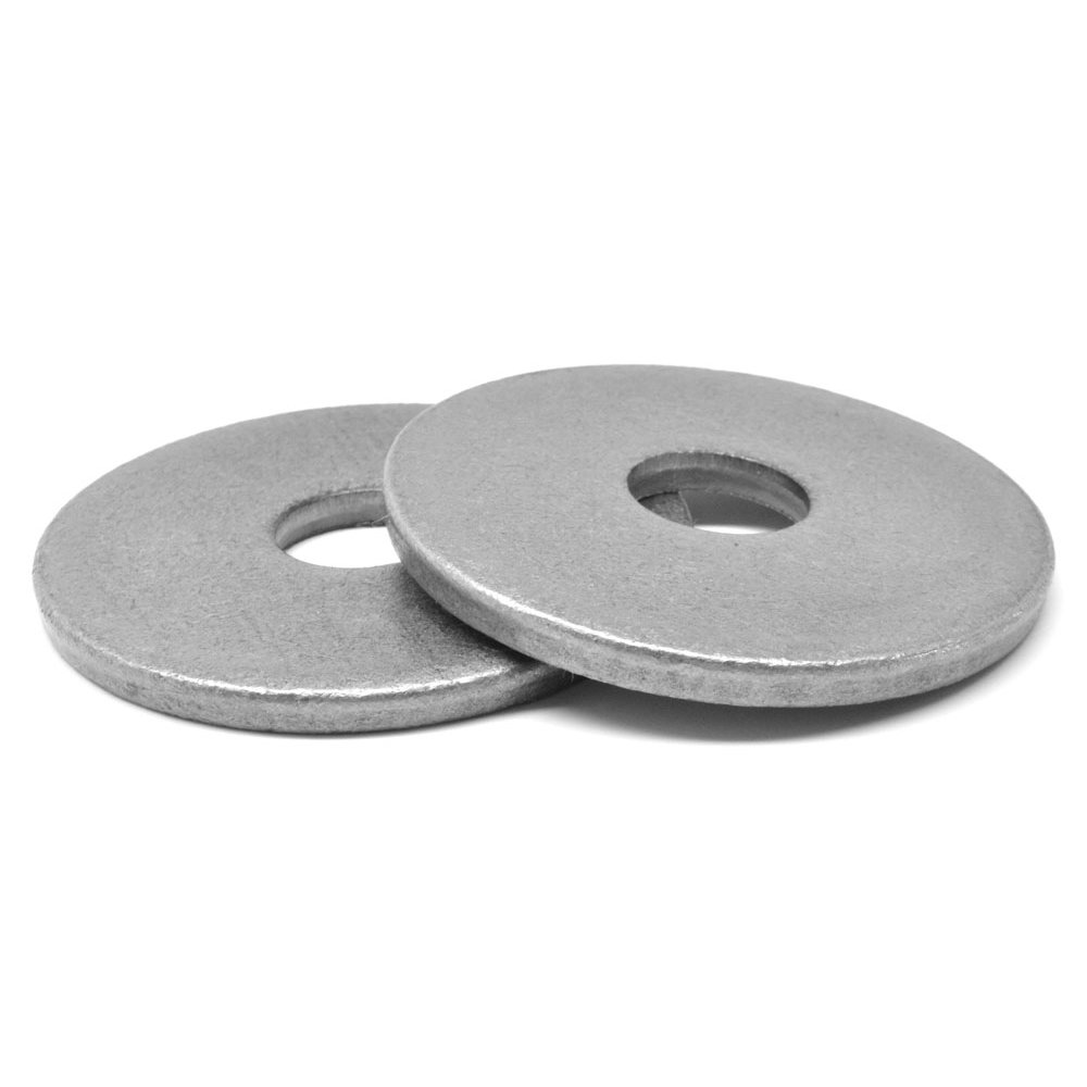 5/8" x 2 1/2" x 1/4" Round Plate Washer Low Carbon Steel Plain Finish