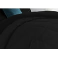 thumbnail image 5 of DNG Creations 1 Piece Solid U Shape Pattern Comforter Ultra Soft 100% Egyptian Cotton, 800 Threads Count 550 GSM All Season - Solid Black Colour ( Twin/Twin XL - Size ), 5 of 8