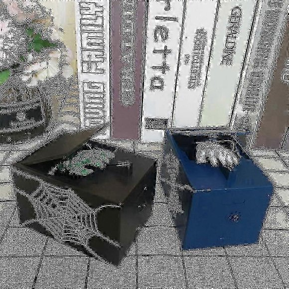 Halloween Tricks To Steal Money Ghost Hands Piggy Bank Toys With Music Battery Powered Automatically Steal The Coin Box