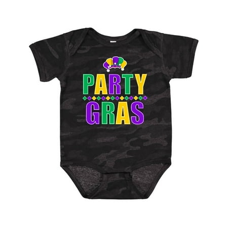 

Inktastic Party Gras Mardi Gras Gift Baby Boy or Baby Girl Bodysuit