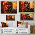 thumbnail image 4 of Designart "Artistic Tribute To Che Guevara" Cuba Floater Framed Canvas Prints, 4 of 5