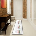 thumbnail image 3 of Dreamtimes Winter Penguins Musician Hallway Runner Rug 2'x6' Kitchen Rug with Rubber Backing Merry Christmas Non Slip Entryway Rug Runner Washable Soft Area Rug for Hallway Bedroom Kitchen Decor, 3 of 6