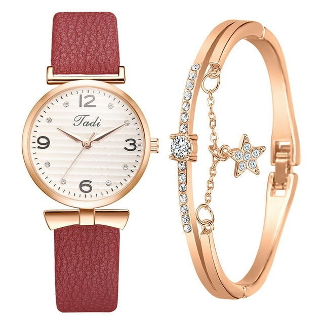 Jadi Fashion Casual High-quality Compact Exquisite Ladies Bracelet Watch Set