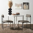 thumbnail image 2 of SAFAVIEH Archer Dining Chairs, Grey/Black, Set of 2 (19.3 in. W x 22.5 in. D x 35 in. H), 2 of 7