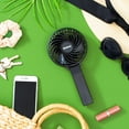 thumbnail image 6 of Holmes 4" Rechargeable Handheld Fan, 3-Speed, USB-C, 180° Tilt, Portable, Black, 6 of 9