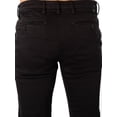 thumbnail image 4 of Replay Zeumar Hyperflex Slim Chinos, Black, 4 of 6