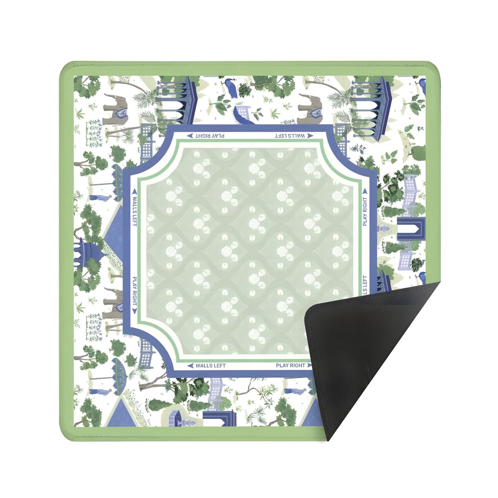Mahjong Playing Mat With Scratch Resistant Top And Convenient Carry Bag Suitable For Indoor Outdoor Use