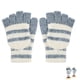 thumbnail image 1 of Guantes de invierno sin dedos, mitones convertibles, forro polar térmico, forro aislante, resistente al viento, cálido para hombres y mujeres, negro, 1 of 6