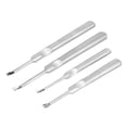 thumbnail image 4 of Garosa U-type Groover, Perfect Tool Stainless Steel Leather Groover, Silver Two Different Shapes 4 Pcs Leather Trencher For Leather Edge Scraping DIY, 4 of 8