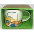 thumbnail image 2 of Starbucks You Are Here Budapest Hungary Ceramic Coffee Mug New with Box, 2 of 5