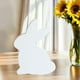thumbnail image 4 of Decoraciones de conejito de Pascua Decoración del hogar Suministros para fiestas Colección decorativa Conejo Blanco, 4 of 8