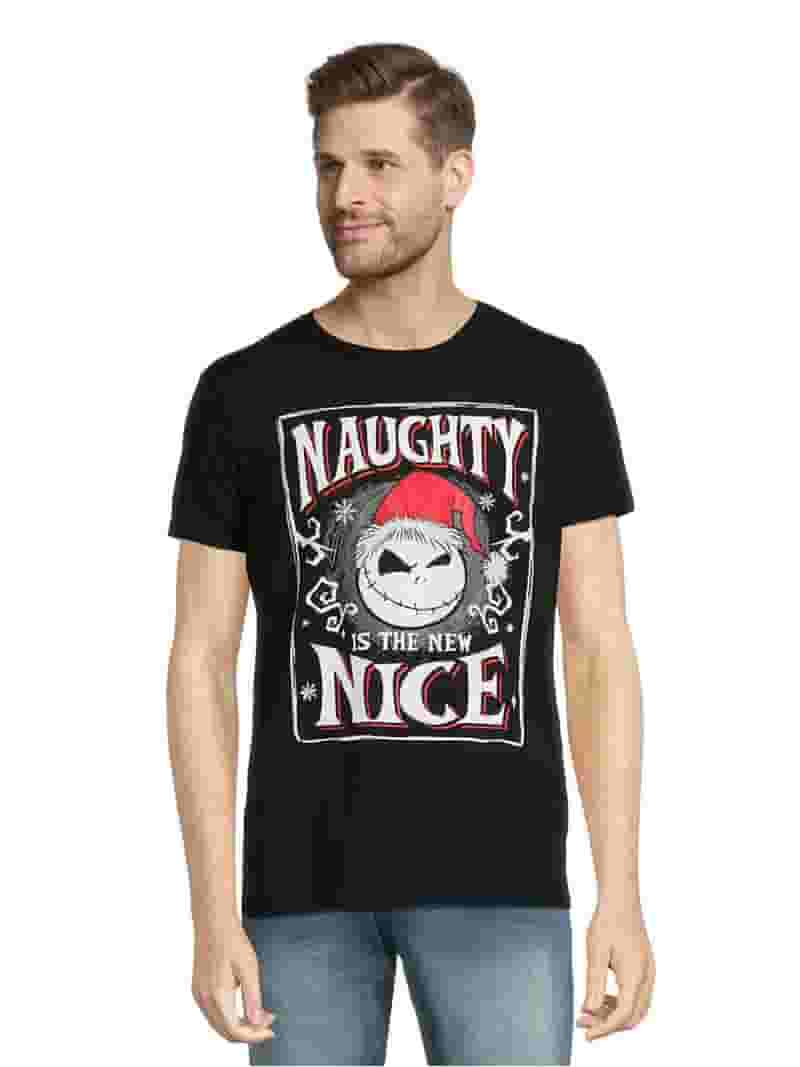 Nice Or Naughty Nightmare Before Xmas Scary Gift T-Shirt Nice Or Naughty Nightmare Before Xmas Scary Gift T-Shirt
