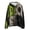 Green, variant on Women's Plus Halloween Stitched Face Print Hoodie, Color Block Long Sleeve Pullover with Kangaroo Pocket S-5XL, Red