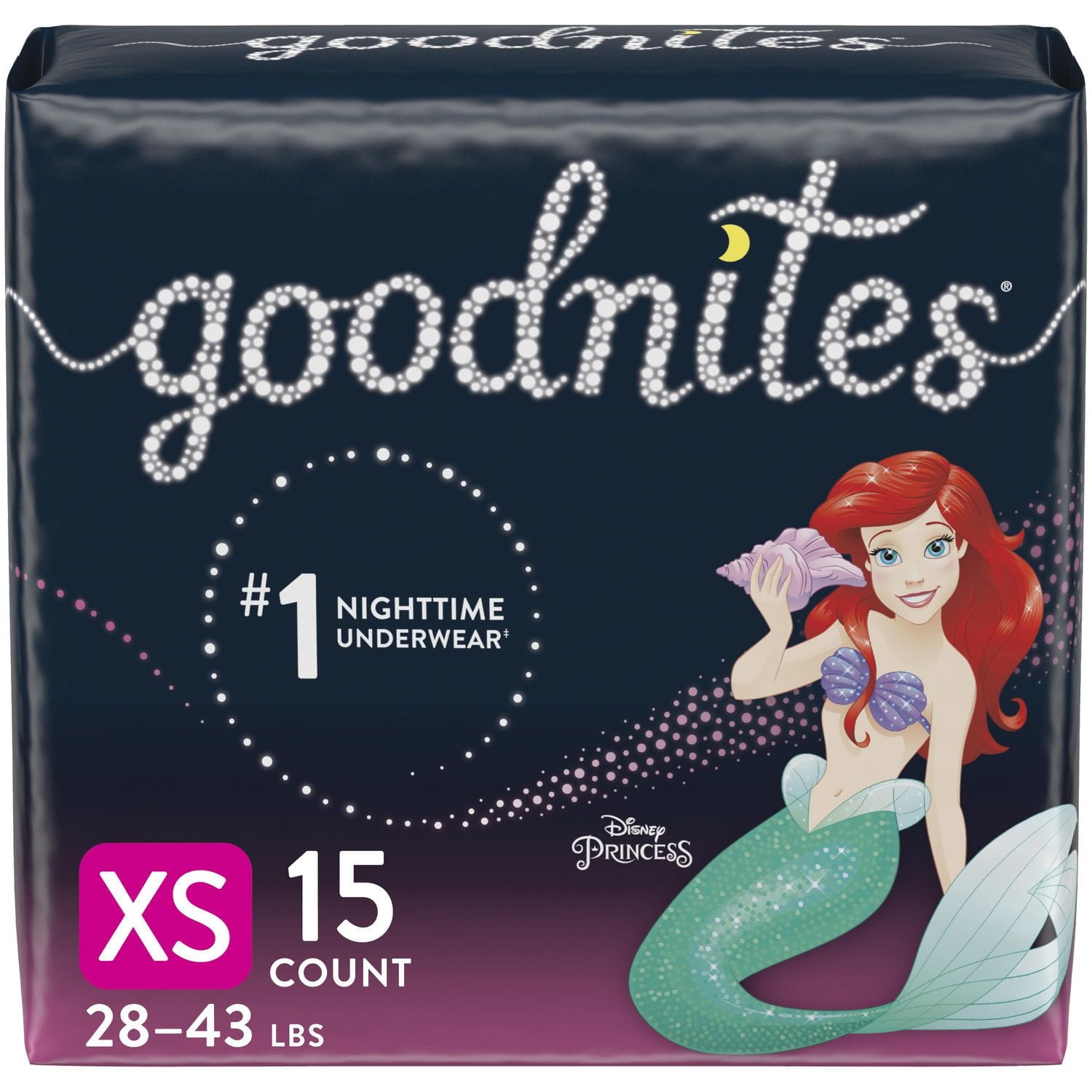 Goodnites Girls' Nighttime Bedwetting Underwear, Jumbo Pack