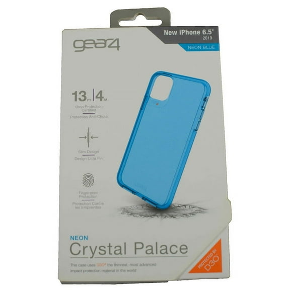Gear4 Crystal Palace Series Case for Apple iPhone 11 Pro Max - Neon Blue