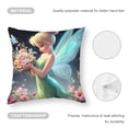 thumbnail image 5 of YOUYONGZHI Tinkerbell Tinker Bell-themed plush velvet Pillow Cover Case Gifts Pillowcase Home Decorative Throw Cushion Birthday Present Fans Lover, 5 of 6