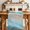 Beige, Blue, variant on Blue Coastal Table Runner 120 Inches, Beach Nautical Seaside Ocean Beige Bed Runner Dresser Scarves Tabletop for Indoor Outdoor Parties/Ceremony/Banquet, 13"x 120"