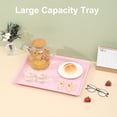 thumbnail image 4 of BAETEUY Food Serving Tray with Non-Slip Base Large Capacity Food Grade BPA Free Fruit Cookies Dessert Reusable Plastic Tray, 4 of 7
