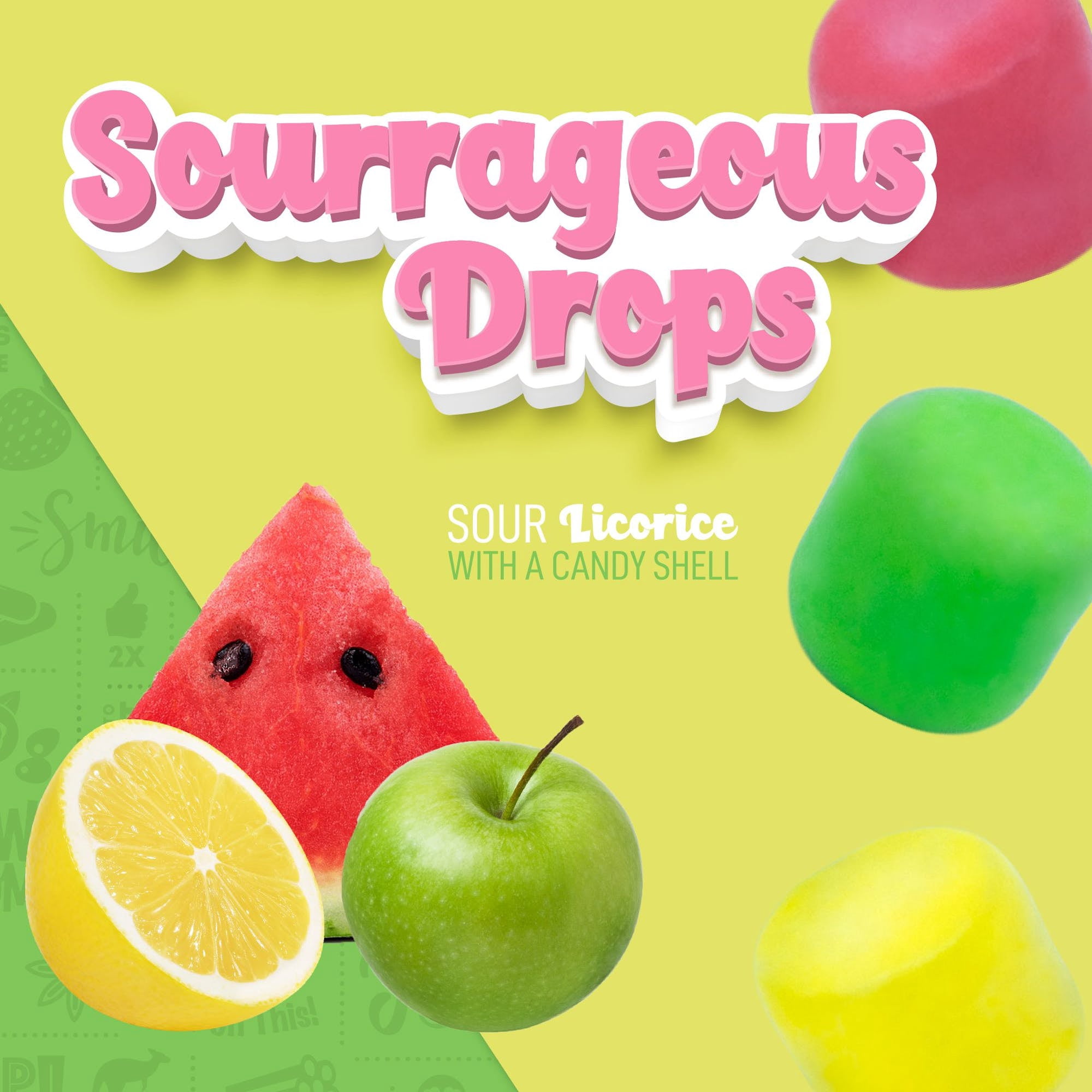 Wiley Wallaby Sourrageous Drops, 3 oz.