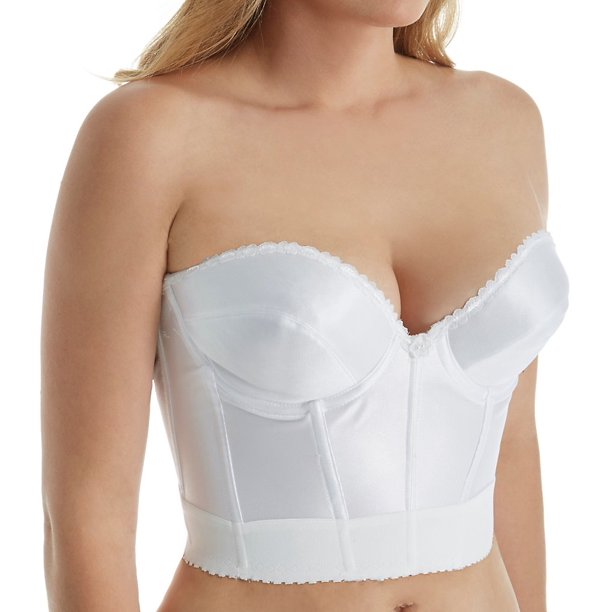 Carnival Carnival 203 Low Plunge Longline Bustier Bra Walmart Com Walmart Com
