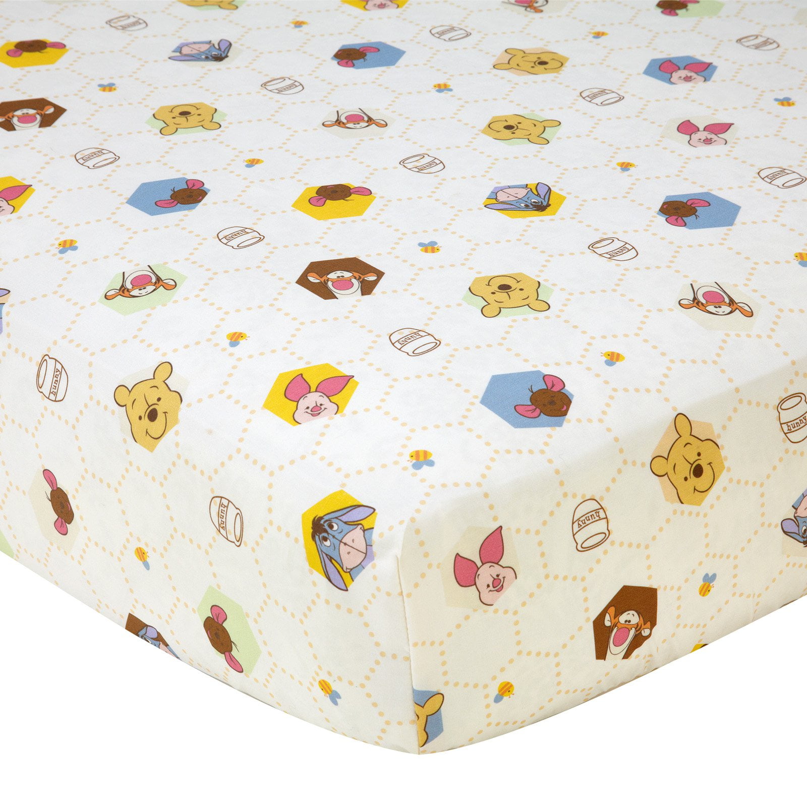 peeking pooh crib set
