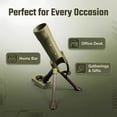 thumbnail image 3 of Beer Bottle Mortar Bottle Opener, 51mm Mortar Beer Bottle Opener, Heavy-Duty Tactical Cap Launcher, Hands-Free Push down Opener, Bottle Openers, Space for Bar & Desk Decor, 3 of 7