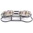 thumbnail image 2 of Iconic Pet 92047 Heavy Duty Design Double Os pour Animaux de Compagnie - 32 oz., 2 of 2