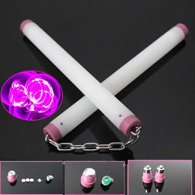 Nunchaku LED light Nunchakus Glowing Fluorescent Performance Kongfu