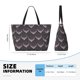 thumbnail image 4 of Fotbe pink hearts Bolsa de Viaje para Playa - Resistente al Agua, Bolsa Tote de Gran Capacidad y Ligera con 7 Bolsillos para Mujeres y Hombres, 4 of 7