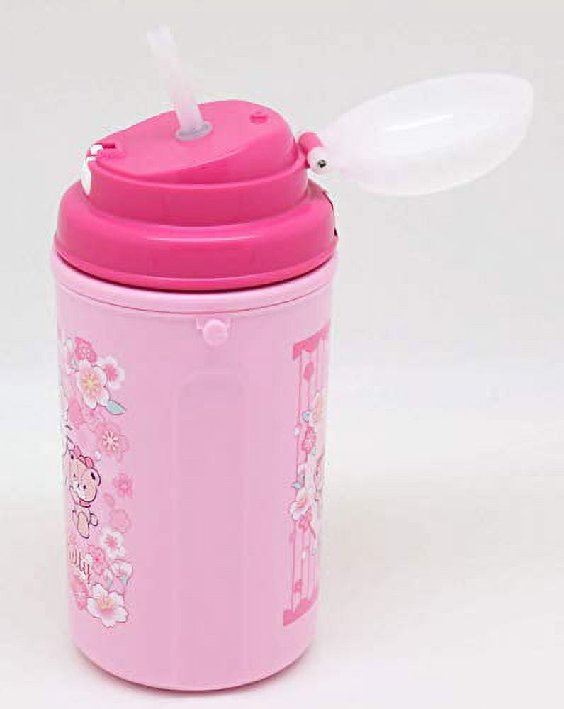 Hello Kitty Plastic Water Bottle With Strap - 16.23oz Cute Sweets Design Leak-Proof Bottle - View #5