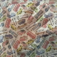 thumbnail image 3 of Cars Tulle Curtains with Rod Pocket, Transport and Logistics Theme with Lorry Cargo Truck Muscle Car and Taxi Boy Toys, Sheer Drape for Wedding Party 2 Panels, 7 Sizes, Multicolor, by Ambesonne, 3 of 3