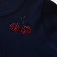 thumbnail image 2 of Mooqilaa Girls Knitted Cardigans, Open Front Lightweight Cropped Long Sleeve Kids Cardigan Sweaters Navy Size 1-2 T, 2 of 6