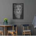 thumbnail image 4 of Luxe Metal Art 'Imperial' by Barbara Keith, Metal Wall Art, 24"x36", 4 of 9