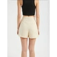 thumbnail image 3 of High Waist Pleated Mini Skirt, 3 of 5