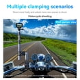 thumbnail image 2 of instrument bracket,With Rubber Pads Camera Clamp Alloy With Dual Head With Rubber Adapter Mount Alloy With Dual Ball Mount Handlebar Adapter Mount Alloy With Ball Head With Stand, 2 of 6