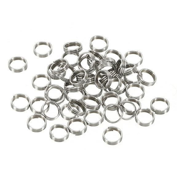 Uxcell Dart Shaft Rings, 50 Pack Stainless Steel Dart O-Ring for Enhanced Grip