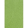 thumbnail image 2 of Indoor/Outdoor Solid Green Area Rug, Braided Textured Design, 4Ft. X 4Ft. Round Reversible Carpet, 2 of 2