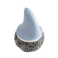 thumbnail image 2 of Oleegame 2PC Cleaning Brush Shark Handle Stainless Steel Wire Ball Kitchen Brush Dish Cleaning Tools Blue, 2 of 2