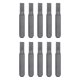 thumbnail image 1 of Uxcell 10pcs SL3.5 Punta de destornillador ranurada 5/32" Hex Magnética Cabeza plana Acero S2, 1 of 6