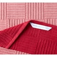 thumbnail image 5 of TOWN & COUNTRY BASICS Basketweave Antimicrobial Terrycloth Kitchen Towel 4-Pack Set, Absorbent 100% Cotton, Machine Washable, Red, 16"x28", 5 of 7